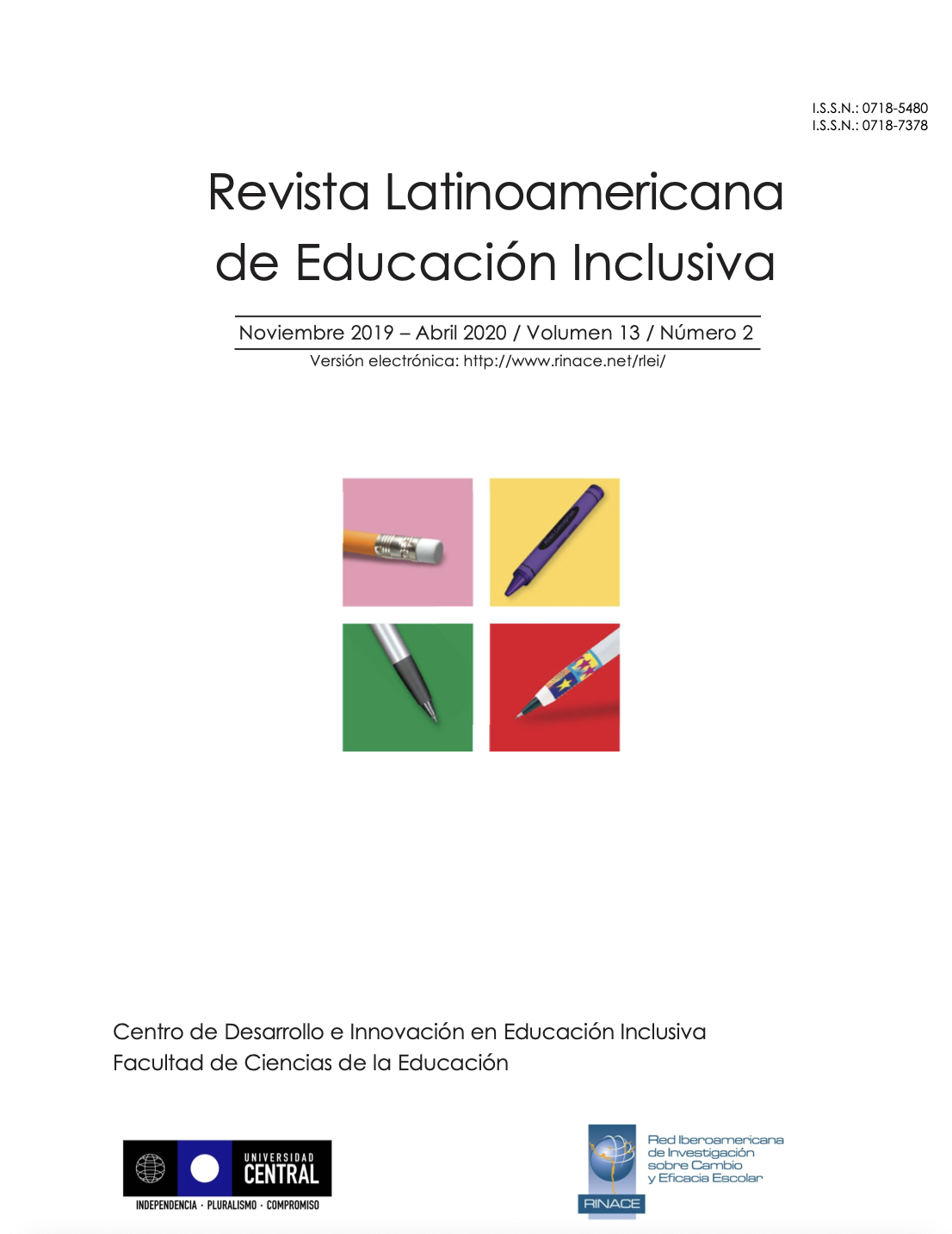 					Ver Vol. 13 Núm. 2 (2019): 25 Años Después: El Impacto de Salamanca en la Educación Inclusiva
				